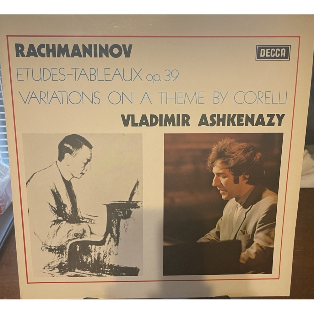 Rachmaninoff Etudes Op 39 Ashkenazy Decca Vinyl Record SXL 6604 12" LP 1973 UK